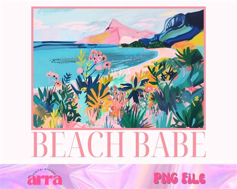 Trendy Summer Png Beach Babe Png Beach Vibes Png Aesthetic Summer Png Coquette Beach Png Tshirt