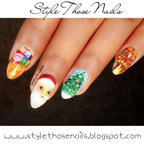 easy christmas nails ideas 8