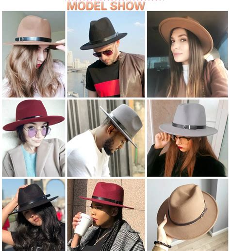 Фетровая шляпа для мужчин и женщин, имитация шерсти, зимние женские ...