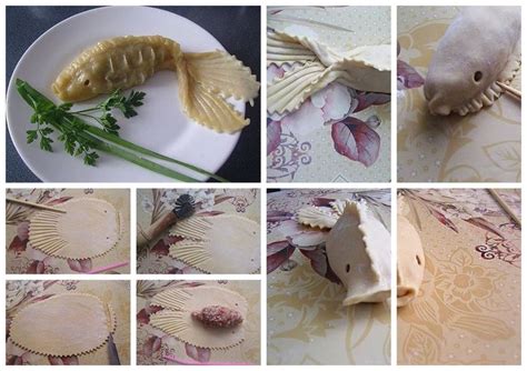 Манты в виде рыбок | Kids meals, Food, Tableware