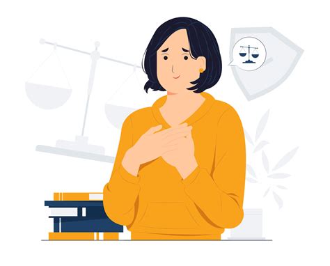 Honesty with grateful gesture tell truth concept illustration 11167918