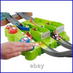 Car Track Set MATTEL Hot Wheel HW Mario Kart Circuit Track Set GCP27 EMS With Tracking NEW