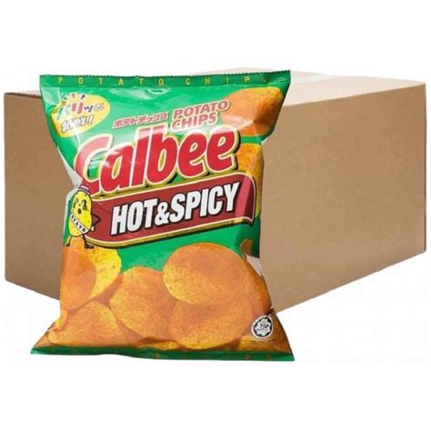 Calbee Potato Chips Hot Spicy G Packets