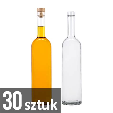 Zestaw 30 sztuk butelka FUTURA 700 ml na nalewki wódkę sok wino