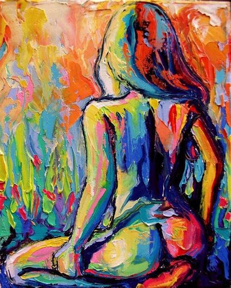 Abstract Woman Nude Oil Painting Sexy Body Art Canvas Painting Print Sex Posters Wall Art