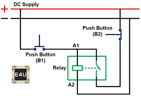 Self Latching Relay Circuit Diagram - Wiring Flow Schema