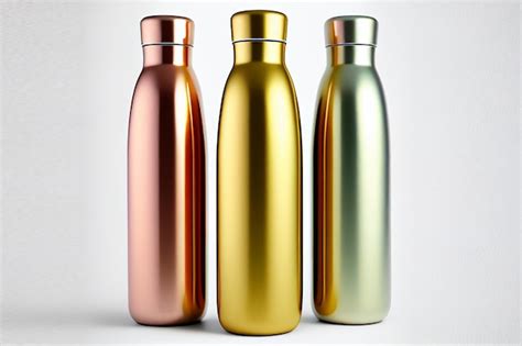 Premium Photo Metal Stainless Steel Hot Cold Flask Water Bottle
