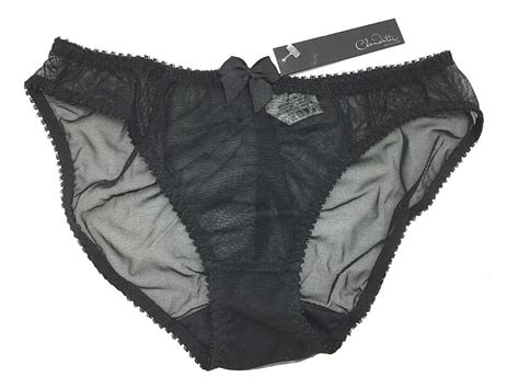Claudette Brassiere Dessous Mesh Bikini Panty Sexy Lingerie Panties Royal Black EBay