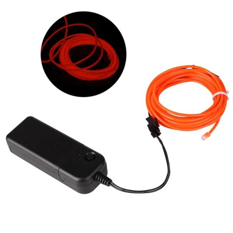 Хэллоуин маска El провода Водонепроницаемый Светодиодные ленты ...