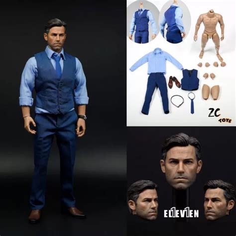 Scale Batman Ben Affleck Head Sculpt Figure Body Hot Toys Picclick Uk