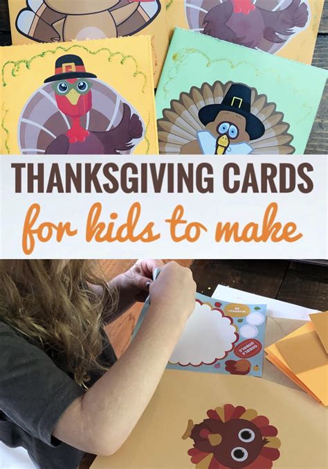 Easy Thanksgiving Cards for Kids to Make - Glitter On A Dime