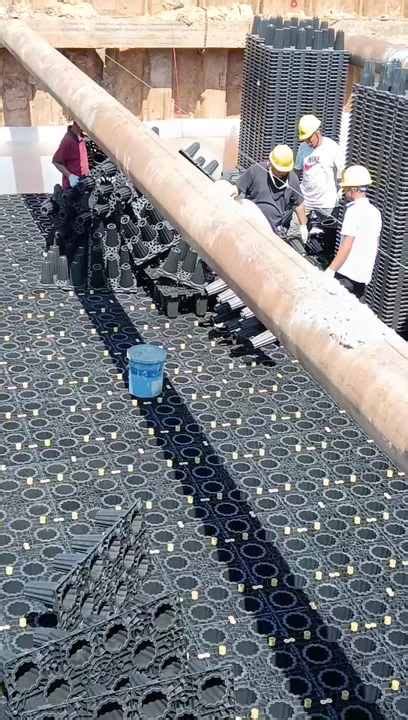 Infiltration Geocellular Modules Rainwater Harvesting System Soakaway