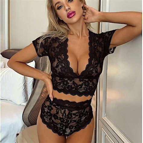 Intimates Sleepwear Intimate Two Piece Lace Lingerie Set Poshmark