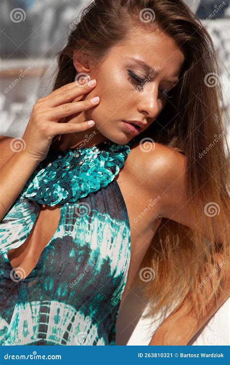 Portrait Of Attractive And Sensuality Beautiful Brunette Woman Stock Image Image Of Beautiful