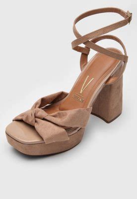 Sand Lia Vizzano Meia Pata Nude Compre Agora Dafiti Brasil