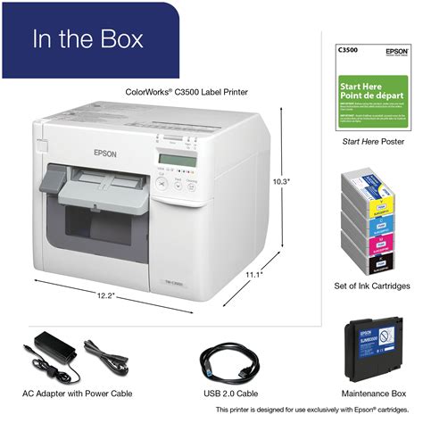 China Epson CW-C3520 TM-C3520/C3500 Desktop Color Label Printer factory ...