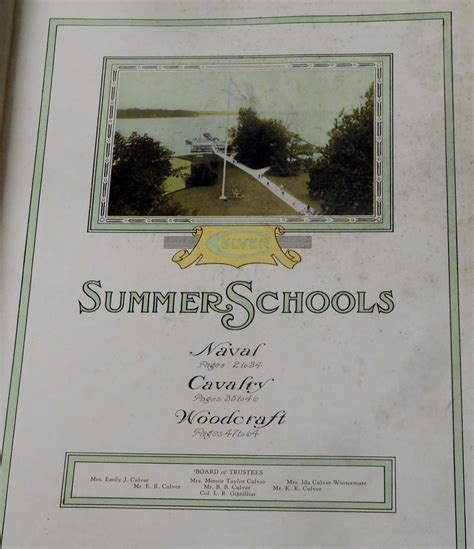 Lot Antique 1919 Wwi Culver Summer School Naval Cavalry Woodcraft
