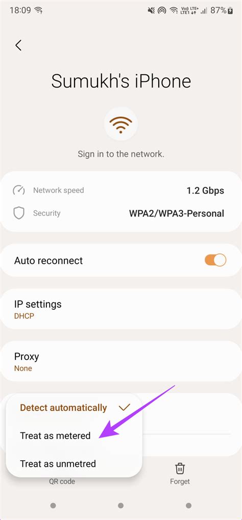 How To Set Wi Fi As Metered Connection On Android And Iphone Guiding Tech