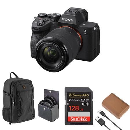 Sony Alpha a7 IV Mirrorless Camera w/28-70mm f/3.5-5.6 Lens and ...