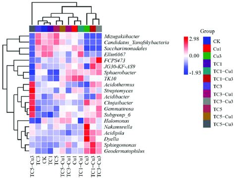 Clustering Heat Map Analysis Of The Correlation Between Microbial Download Scientific Diagram