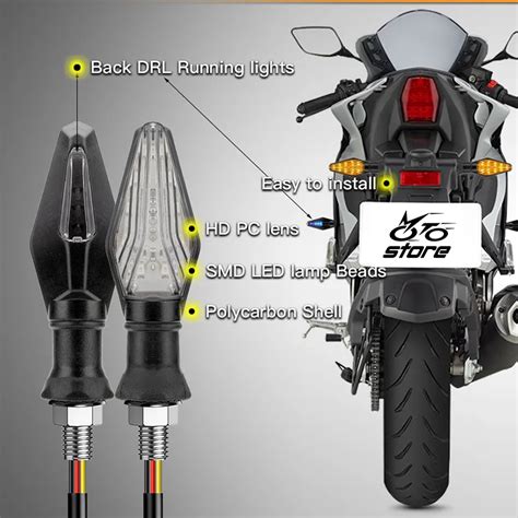 Direccionales Led Con Stop Zxd X Moto Store