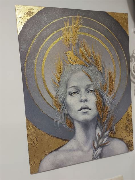 Картина с золотом