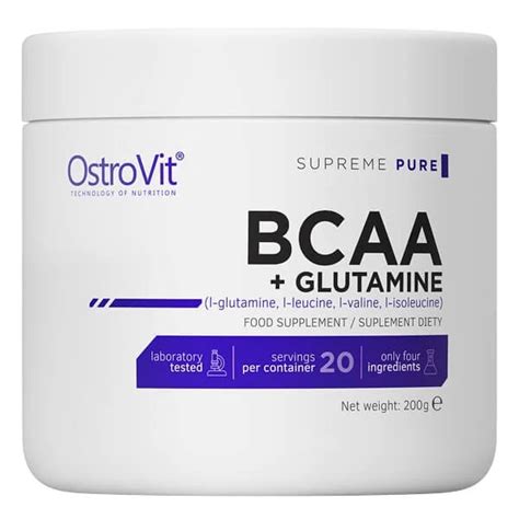 Ostrovit Supreme Pure Bcaa Glutamine G Natural Unflavored