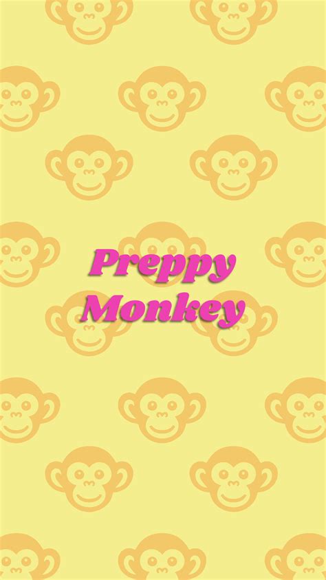 Free Preppy Monkey Wallpaper Template To Edit Online