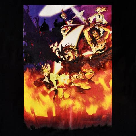 black clover poster  shirt black elbenwald