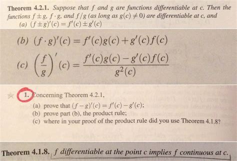 Solved Suppose That F And G Are Functions Differentiable At