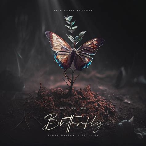 Butterfly Album Cover Art Photoshop Psd Album Cover Art Album