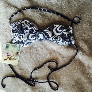 Hobie Tops Nwt Hobie Bandeau Bikini Top With Buckle Poshmark