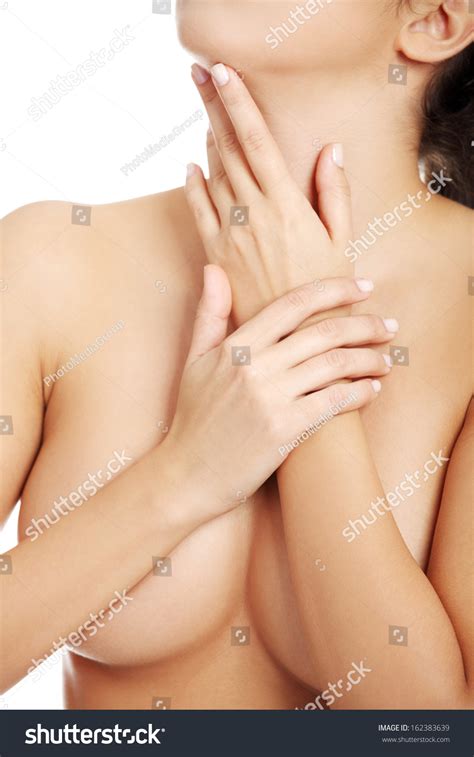 Sexy Beautiful Naked Woman Covering Her Stock Photo Shutterstock