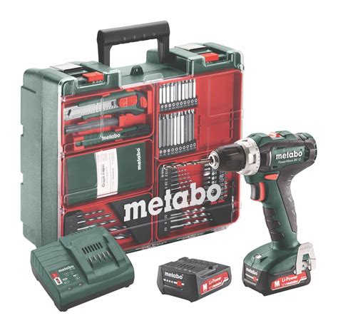 Metabo 12 Volt Δραπανοκατσάβιδο Μπαταρίας PowerMaxx BS 12 Set ...