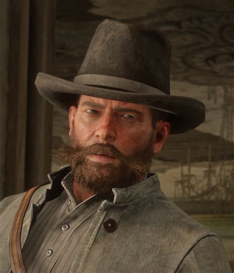 Arthur Morgan Pencil Mustache