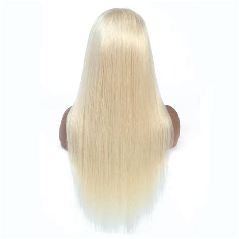 Transparent Lace Front 613 Blonde Human Hair Wigs With Baby Hair Raw