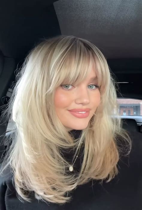 Pin By Erin Lynch On Hair Cut Ideas With Long Hair In Blonde Hair With Bangs Hairstyles