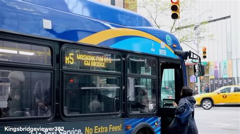 Mta New York City Bus A New Flyer A Nova Bus Hybrid Bus At Columbus