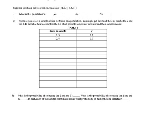 Solved Suppose you have the following population: | Chegg.com
