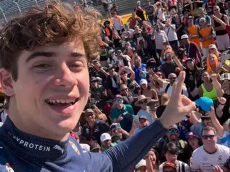 "Va a ser una locura": Franco Colapinto celebró con una recta llena de