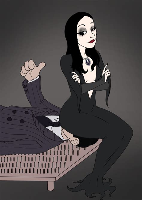 Quicky Morticia Sketch By OhSoSaucy Hentai Foundry