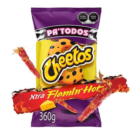 Botana Cheetos Xtra Flamin Hot pa todos sabor queso chile y limón g Walmart en línea