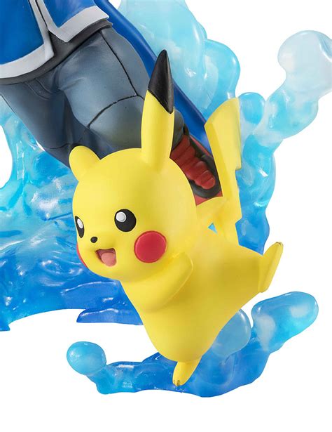 Pokemon G E M Series Pvc Figure Satoshi Pikachu Satoshi Greninja