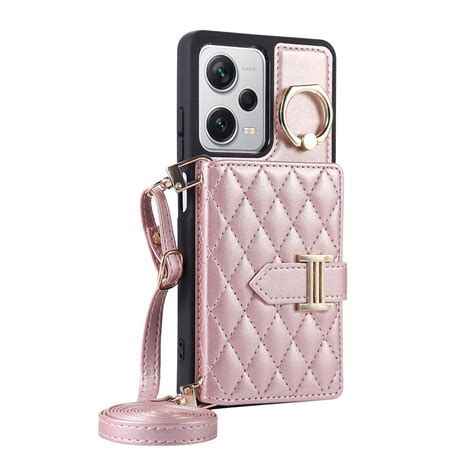 Наплечный ремень-кошелек чехол для телефона для Xiaomi Redmi Note 12 ...