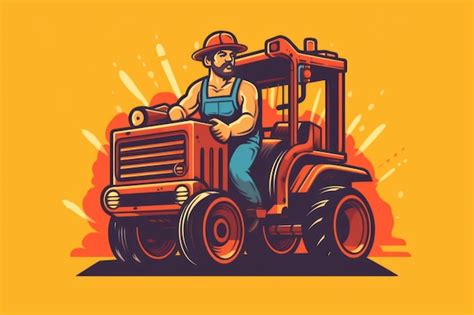 Premium Ai Image Heavy Equipment Worker Vector
