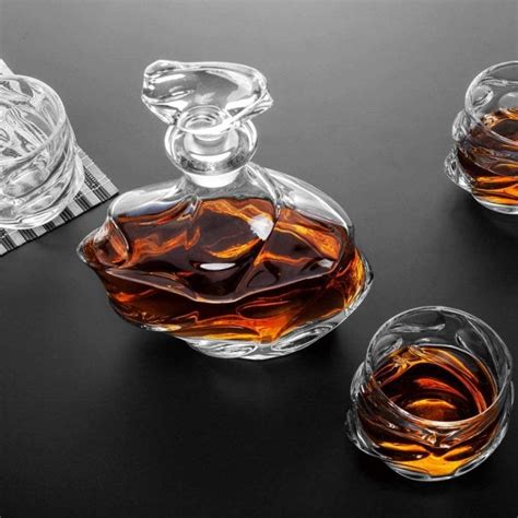 Crystal Whiskey Decanter Set