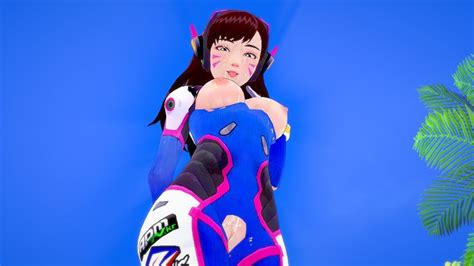 D VA COVERED IN CUM Overwatch 3D HENTAI