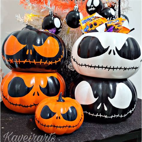 Jack Abobora Halloween - Abóbora Jack Skellington - O Estranho Mundo de Jack - Halloween ...