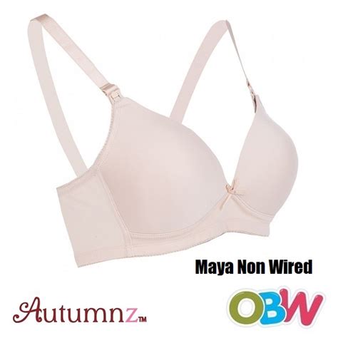 Autumnz Maya Nursing Bra No Underwire Nude Maternity Bra Shopee Malaysia