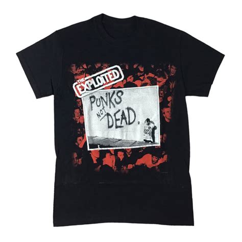 The Exploited Punks Not Dead T Shirt Night Shift Merch